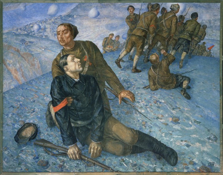 Death of the Commissar od Kosjma Ssergej. Petroff-Wodkin