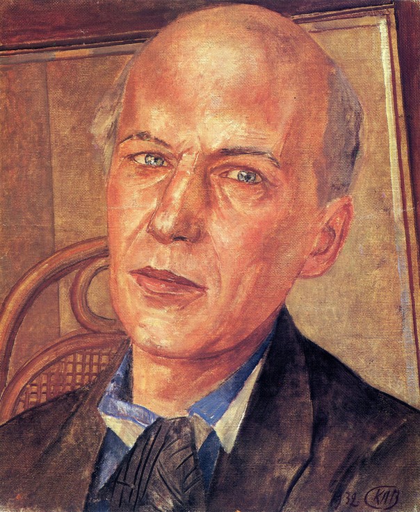 Portrait of the Poet Andrei Bely (1880-1934) od Kosjma Ssergej. Petroff-Wodkin
