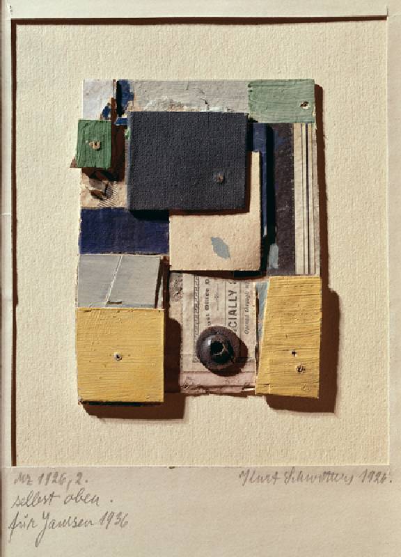 Collage, 1936 (mixed media) od Kurt Schwitters
