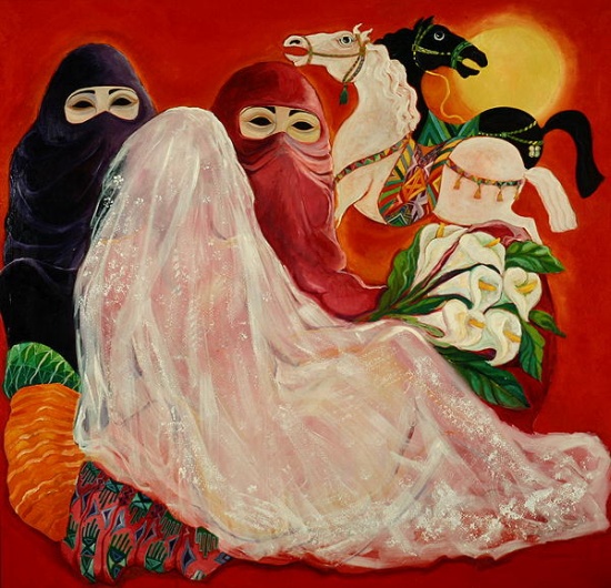 Desert Bride, 1989-90 od Laila  Shawa