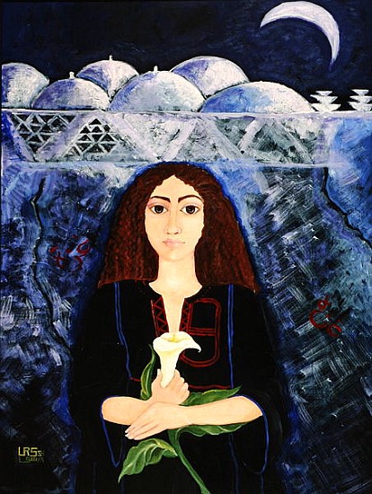 Hope (Part I), 1989 (acrylic on canvas)  od Laila  Shawa