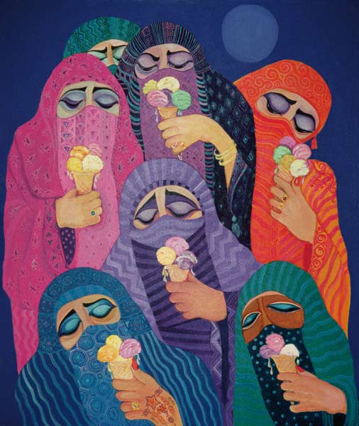 The Impossible Dream, 1989 (acrylic on canvas)  od Laila  Shawa