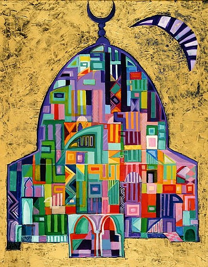 The House of God II, 1993-94 (acrylic on canvas)  od Laila  Shawa
