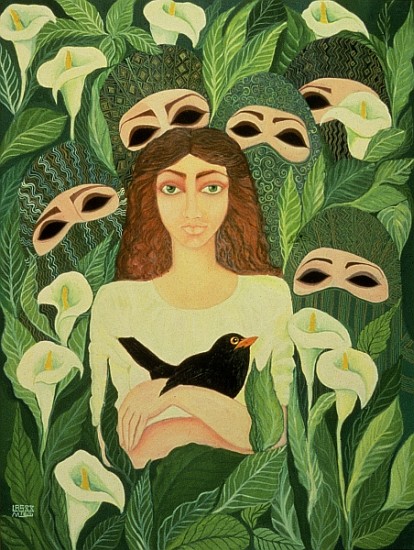 The Prisoner, 1988 (acrylic on canvas)  od Laila  Shawa