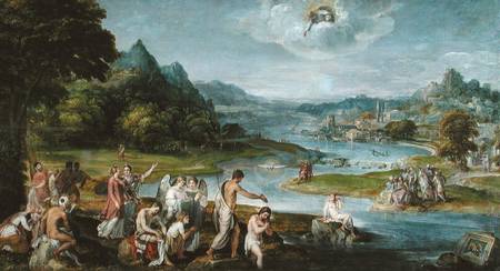 The Baptism of Christ od Lambert Sustris