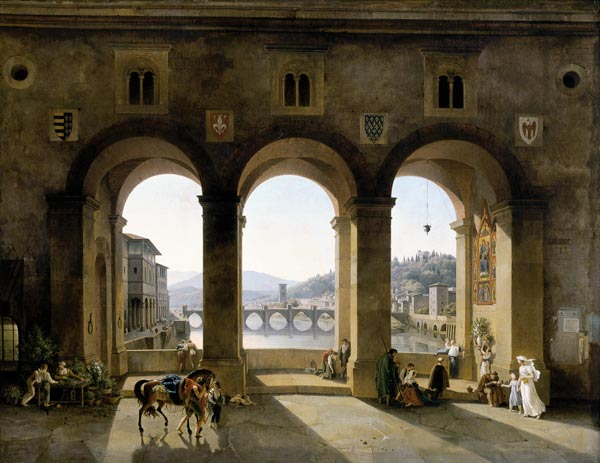 L.T.Turpin de Crisse / Ponte Vecchio od Lancelot Theodore Turpin de Crisse