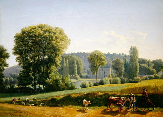 Landscape with Animals, 1806 (oil on canvas) od Lancelot Theodore Turpin de Crisse