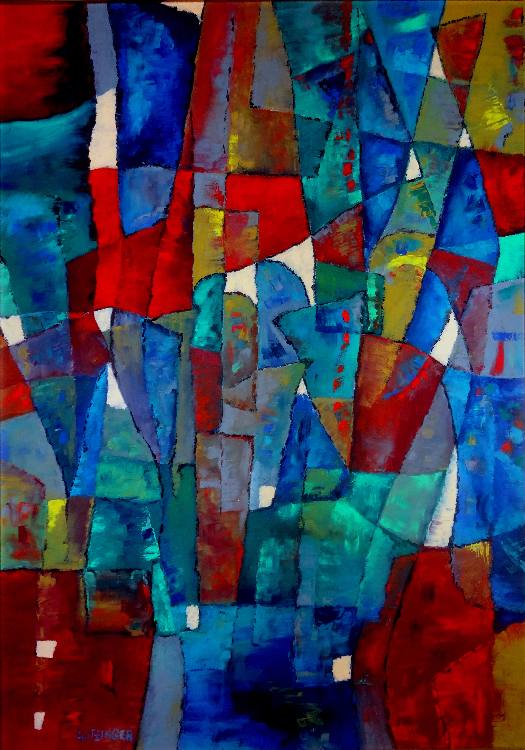 Abstrakt I – rot, grün, blau
70 x 100 cm od Peter Lanzinger