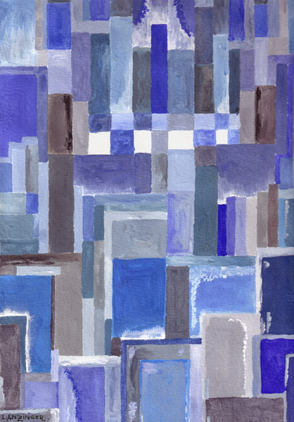 Farbenspiel grau/blau od Peter Lanzinger