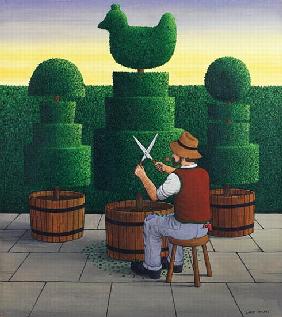 The Gardener, 1986 (acrylic on linen) 