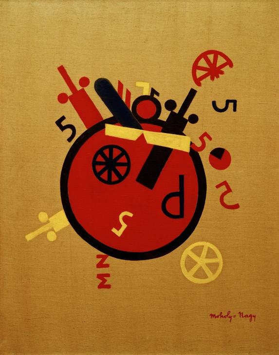 Großes Rad od László Moholy-Nagy
