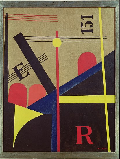 The Great Railroad od László Moholy-Nagy