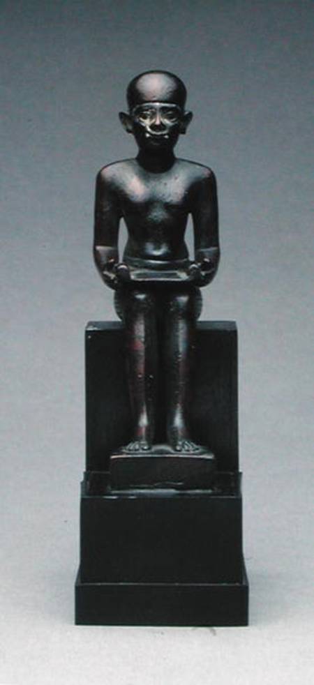 Figure of Imhotep (c.2635-2595 BC) Late Period od Late Period Egyptian