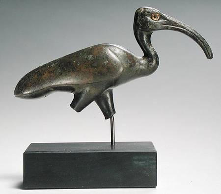 Striding ibis od Late Period Egyptian
