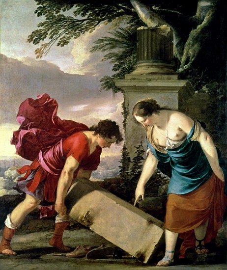 Theseus and his Mother Aethra, c.1635-36 od Laurent de La Hire or La Hyre