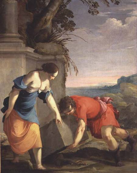 Theseus Finding his Father's Sword od Laurent de La Hire or La Hyre