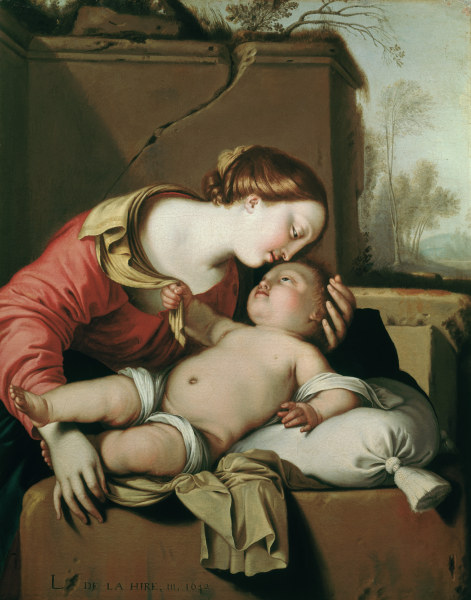 L.de La Hyre, Maria mit Kind od Laurent de La Hyre