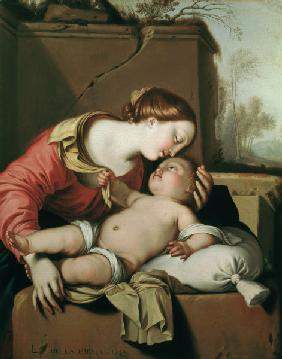 L.de La Hyre, Maria mit Kind