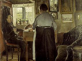 The afternoon tea od Lauritz Andersen Ring