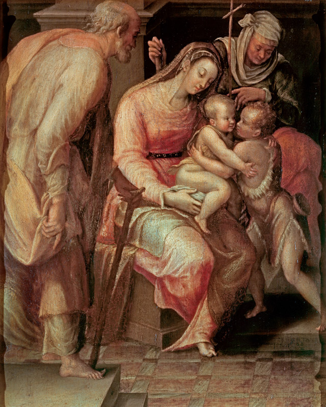 Die heilige Familie od Lavinia Fontana