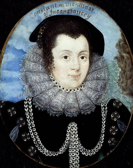 Margaret Clifford (c.1560-1616) Countess of Cumberland od Lawrence Hilliard