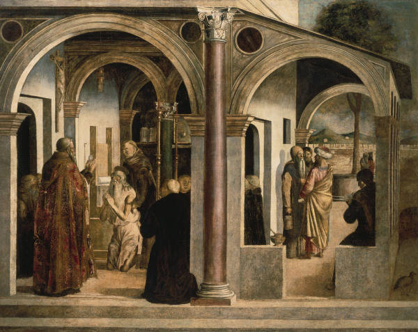 L.Bastiani / Comunion of St. Jerome od Lazzaro Bastiani