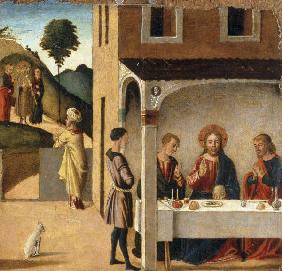 L.Bastiani / Christ at Emmaus / Paint.