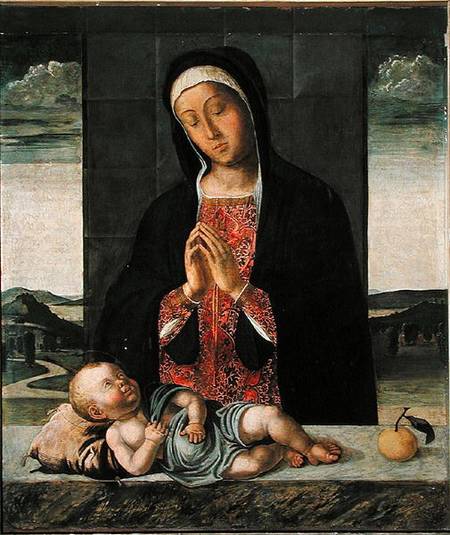 Virgin adoring the Child od Lazzaro Bastiani