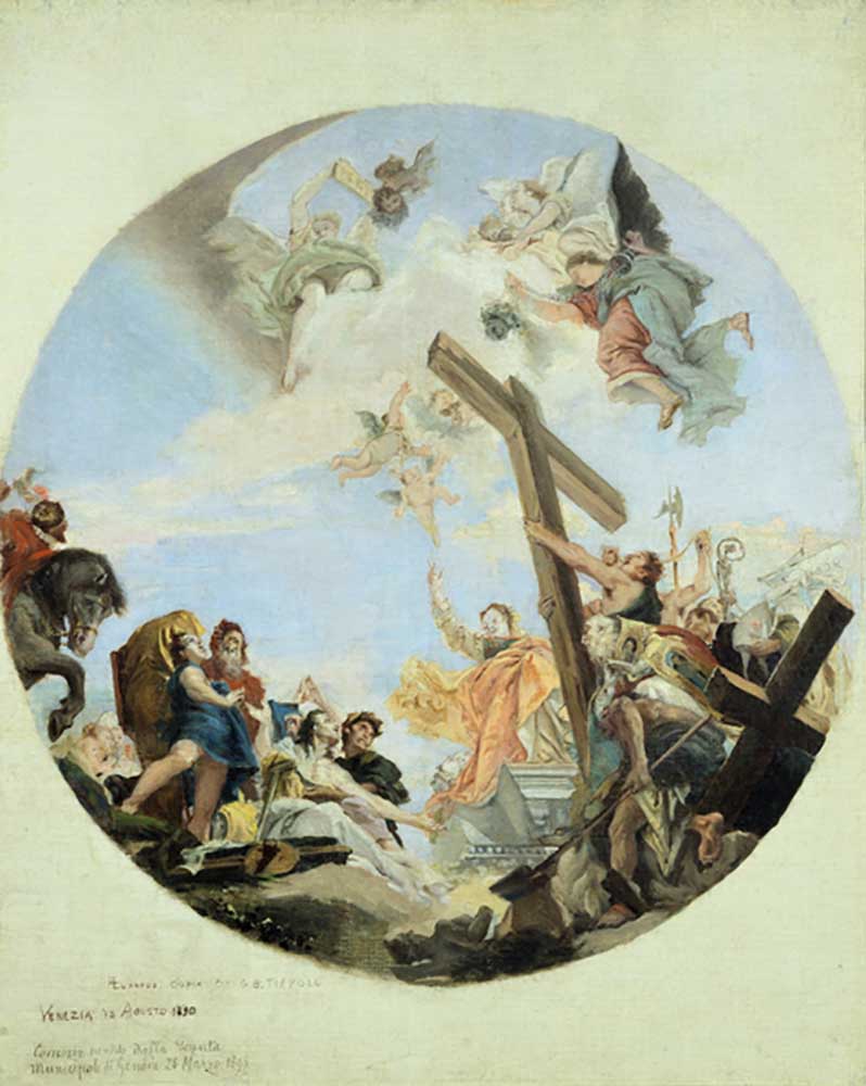 The Discovery of the True Cross, after Tiepolo, 1890 od Lazzaro Luxardo