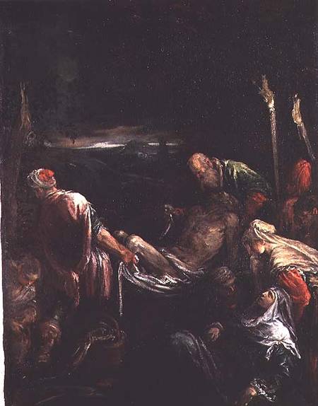 Entombment of Christ od Leandro da Ponte