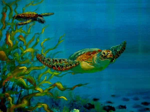 Green Turtle od Lee Campbell