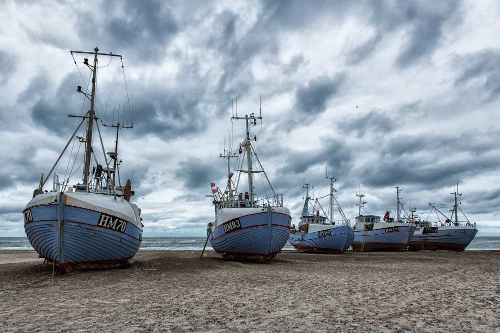 West coast fishing boats. od Leif Løndal