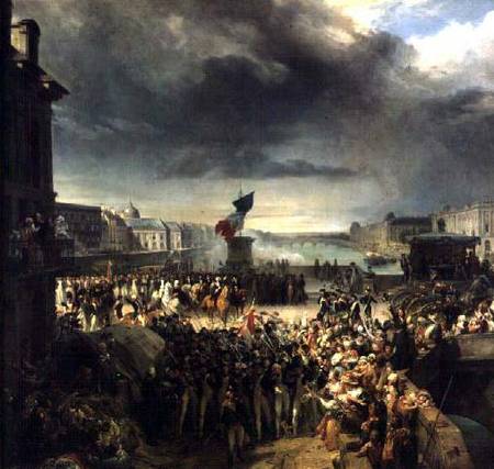 The Garde Nationale de Paris Leaves to Join the Army in September 1792 od Leon Cogniet