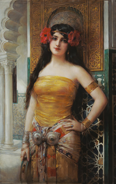 Die orientalische Frau od Leon Francois Comerre