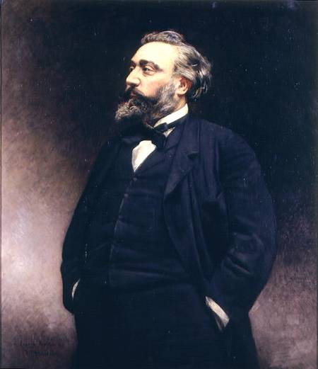 Leon Gambetta (1838-82) od Leon Joseph Florentin Bonnat