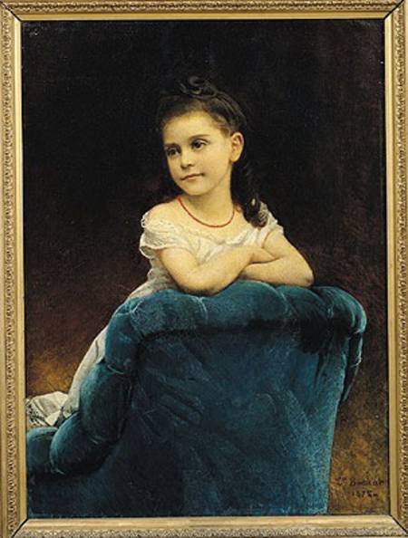 Portrait of Mademoiselle Franchetti od Leon Joseph Florentin Bonnat