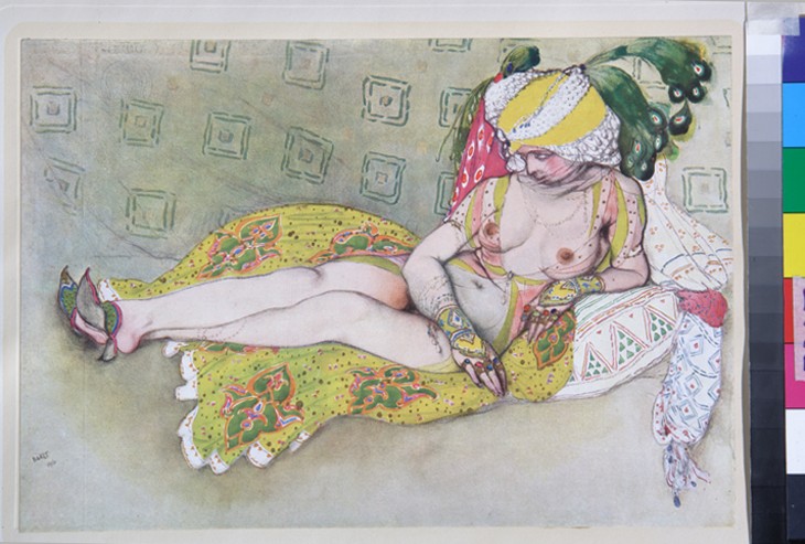 The Yellow Sultan's Wife od Leon Nikolajewitsch Bakst
