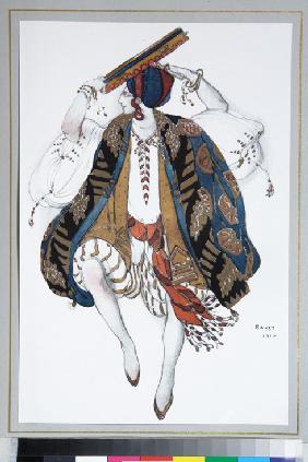 Jewish Dance. Costume design for the ballet Cléopatre