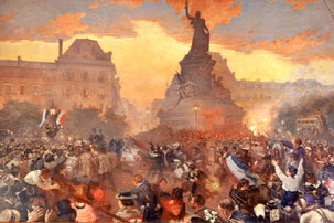 Karneval in Paris zu Ehren der russischen Marine am 05. Oktober 1893 od Leon Nikolajewitsch Bakst