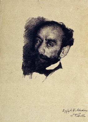Portrait of the artist Isaac Levitan (1861-1900)