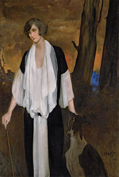 Portrait of Rachel Strong, the Future Countess Henri de Boisgelin od Leon Nikolajewitsch Bakst