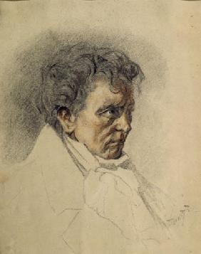 Portrait of the composer Ludwig van Beethoven