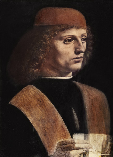 Portrait of a musician od Leonardo da Vinci
