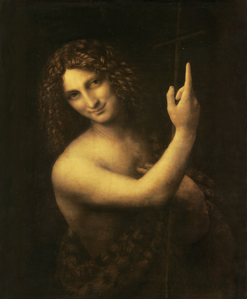 John the Baptist od Leonardo da Vinci