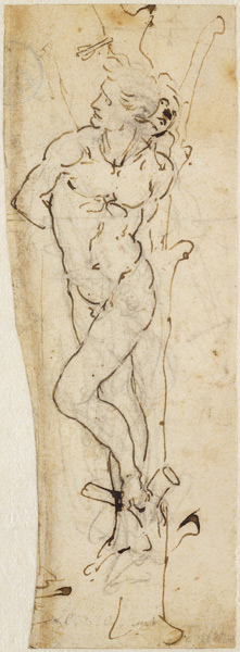 Study of St. Sebastian od Leonardo da Vinci