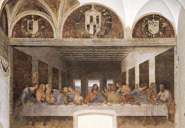 The Last Supper, 1495-97 od Leonardo da Vinci