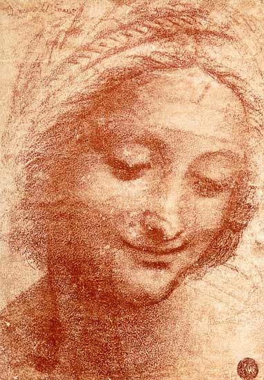 Head of a Woman od Leonardo da Vinci