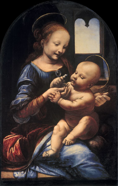 Madonna Benua (Madonna with the flower) od Leonardo da Vinci