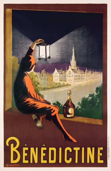 Poster advertising 'Benedictine' liqueur od Leonetto Cappiello
