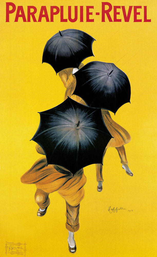 Poster advertising 'Revel' umbrellas od Leonetto Cappiello